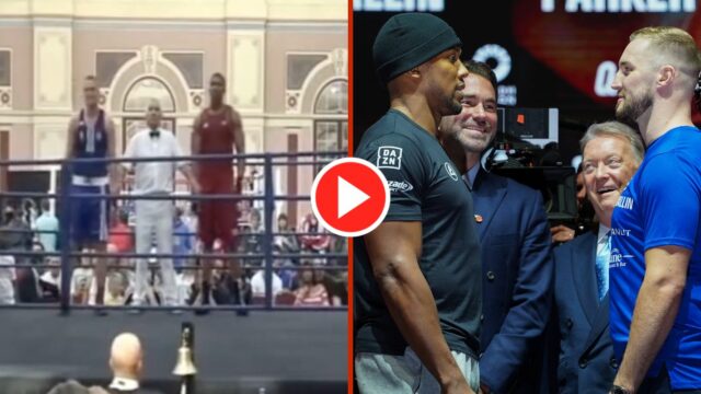 Footage Resurfaces Of Anthony Joshua Otto Wallin Amateur Fight