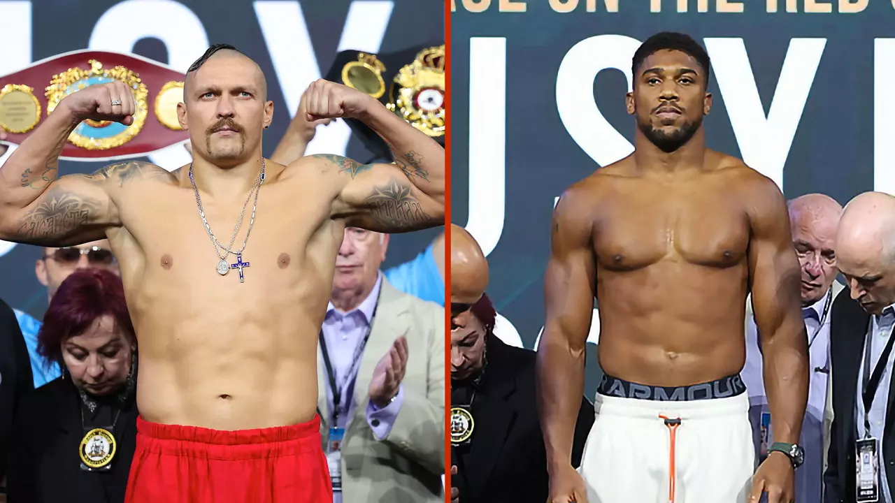Usyk-Joshua Weigh-In Results: Ukrainian Surprises Everyone Again