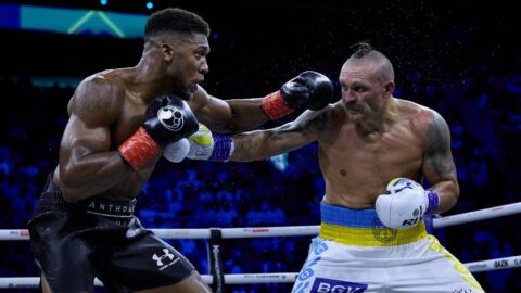 Anthony Joshua and Oleksandr Usyk 2