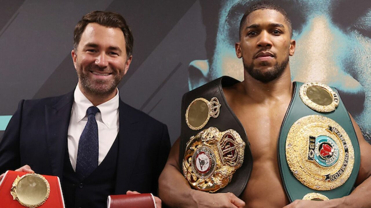 Eddie Hearn updates the future of Anthony Joshua and his trainer