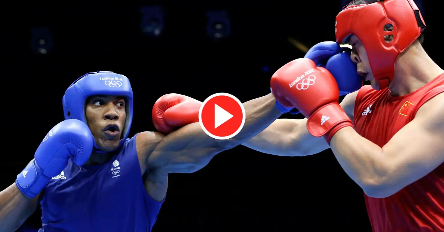 Footage Of Anthony Joshua Knocking Zhilei Zhang Down Resurfaces Amidst  Fight Talk