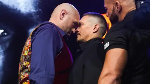 Tyson Fury and oleksandr Usyk