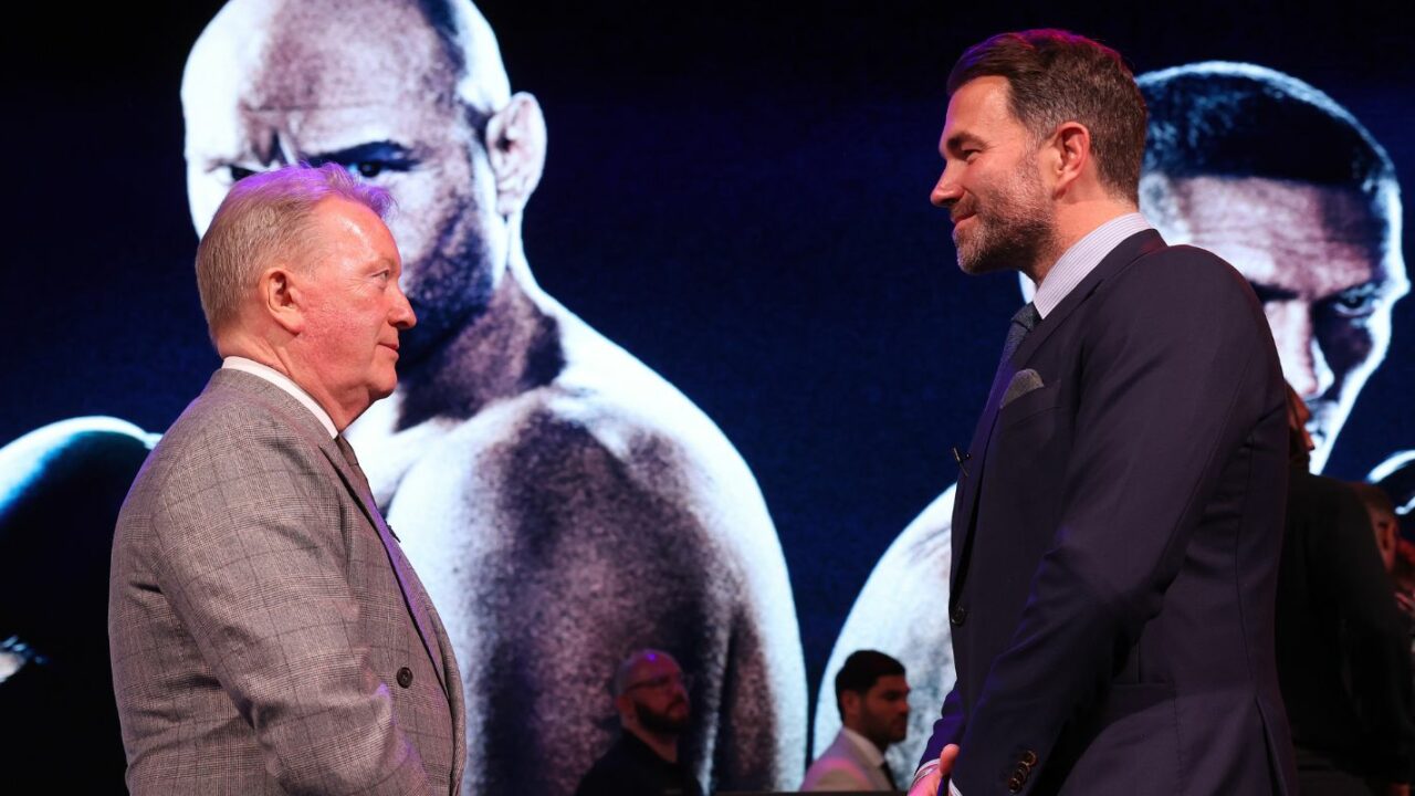 Eddie Hearn Reacts To Frank Warren And Simon Jordan Talksport Spat