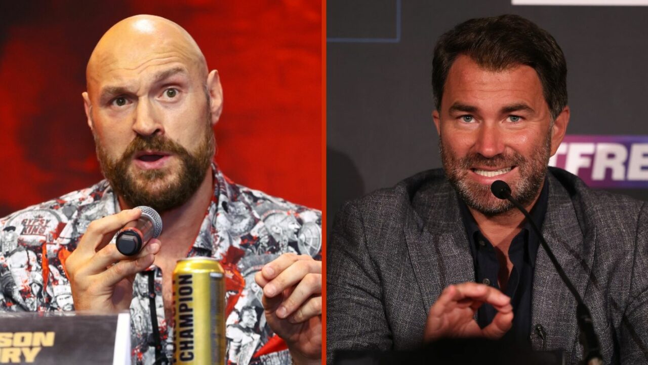 Tyson Fury Fires Back At Eddie Hearn Over Oleksandr Usyk Prediction