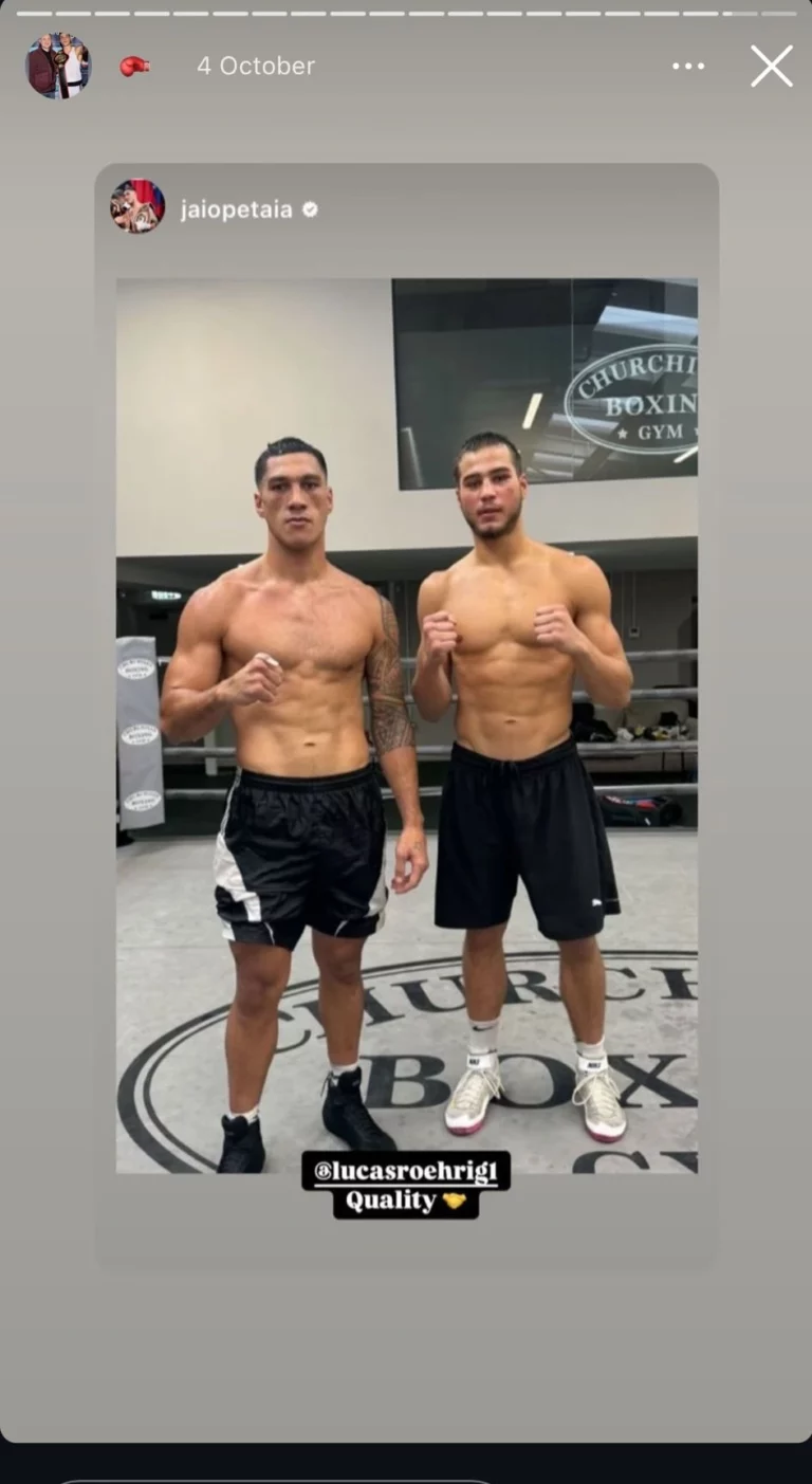 Lucas Roehrig and Jai Opetaia