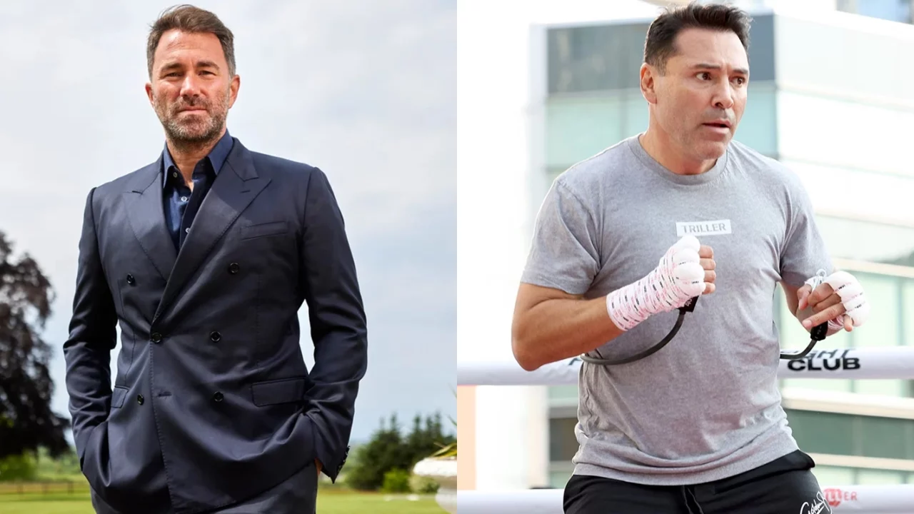 Eddie Hearn reacts to Oscar De La Hoya’s proposal to fight him for free