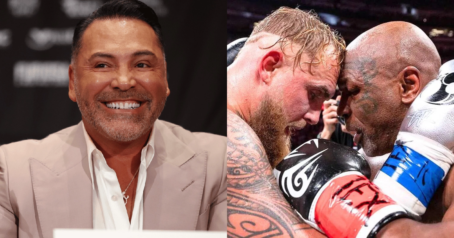 Oscar De La Hoya claims Mike Tyson vs Jake Paul was staged
