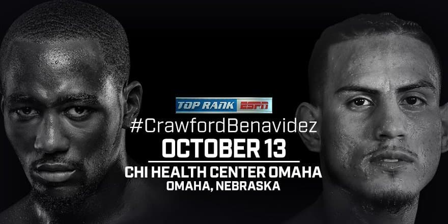 Terence Crawford Makes First Defence of Welterweight Title Against Jose Benavidez