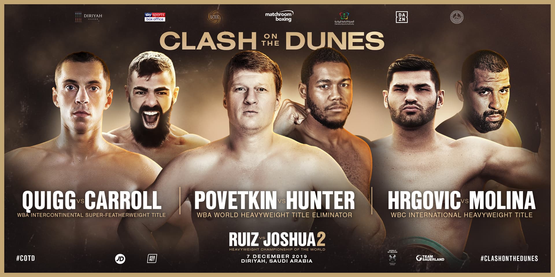 Ruiz-Joshua 2 Undercard Additions Confirmed