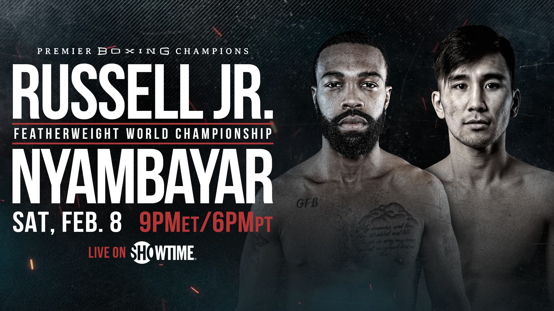 Russell Jr Set To Face Nyambayar On February 8