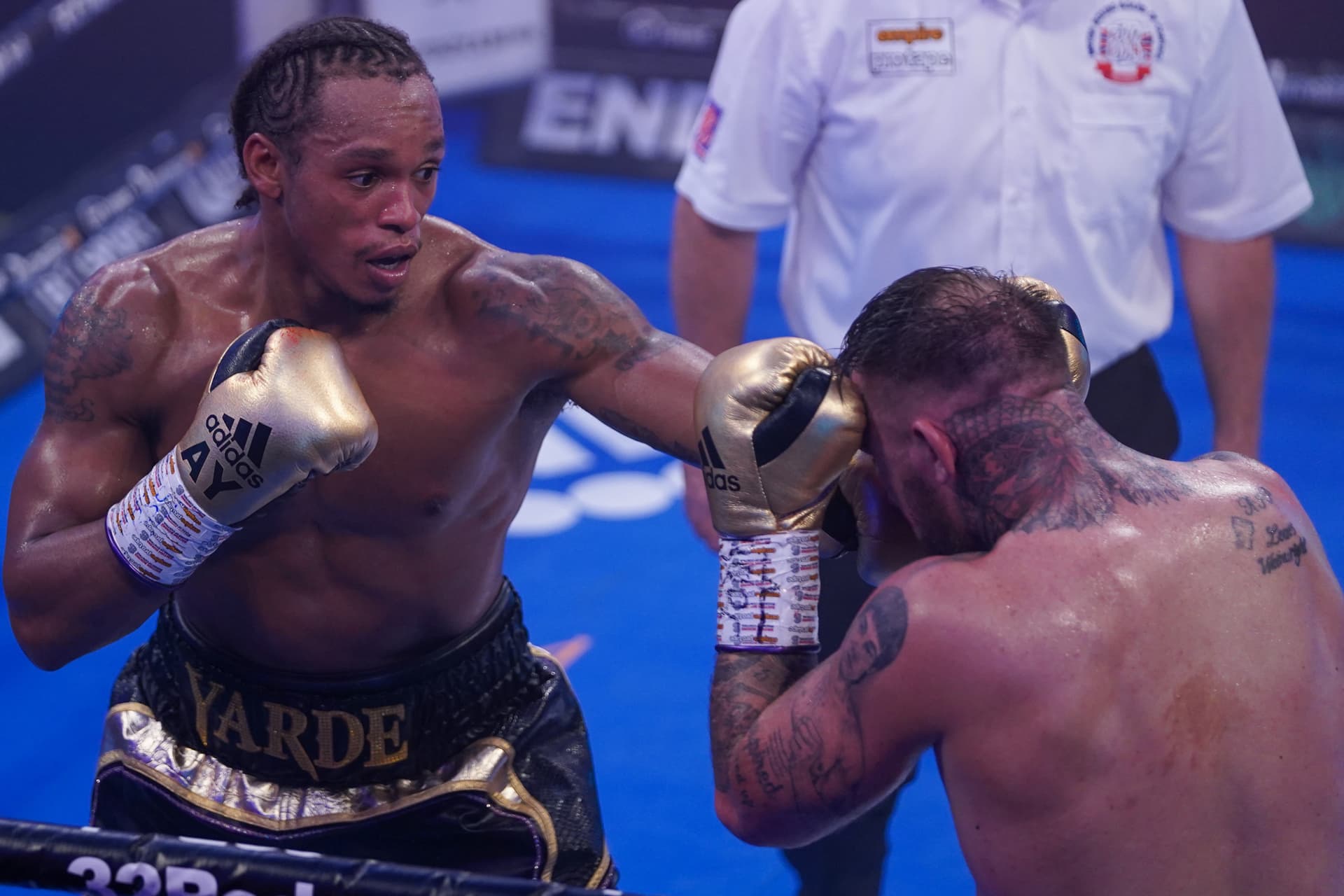 Yarde bludgeons Spelman in six