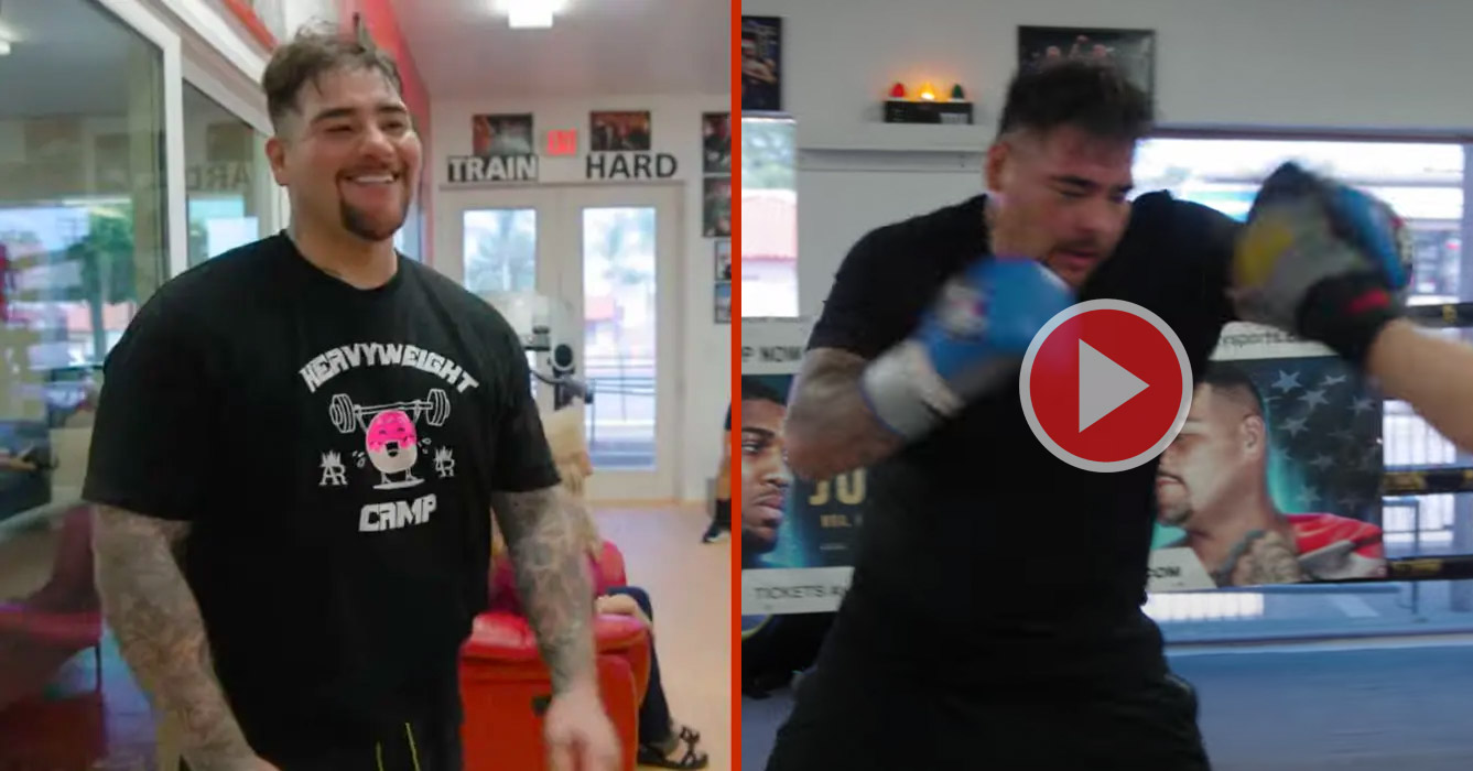 Andy Ruiz Jr Shows Incredible Heavyweight Hand Speed Ahead Of Ortiz Fight