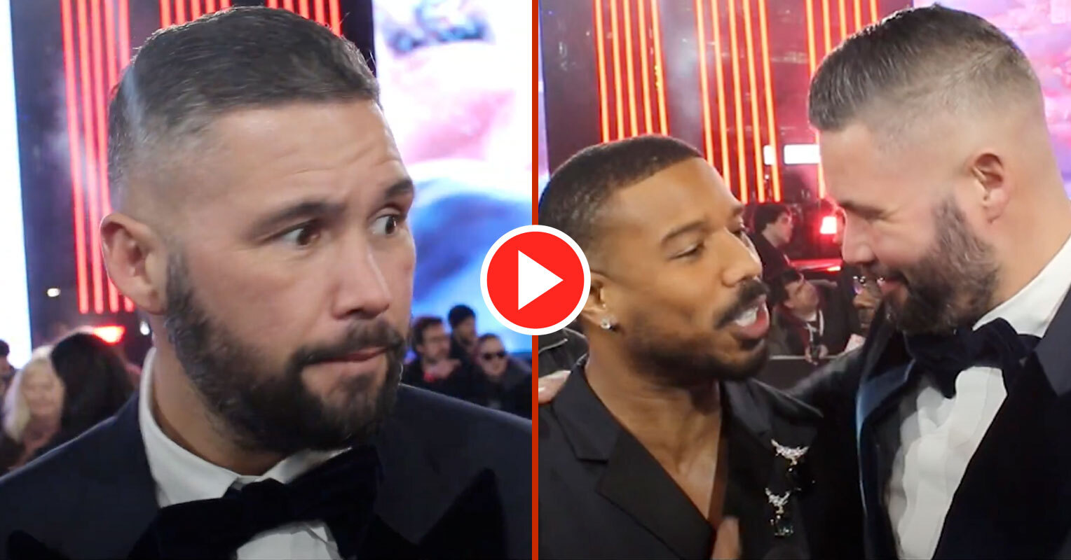 Tony Bellew Interview Interrupted By Michael B Jordan At Creed 3 Premiere