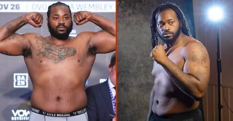 Jermaine Franklin body transformation for Anthony Joshua fight