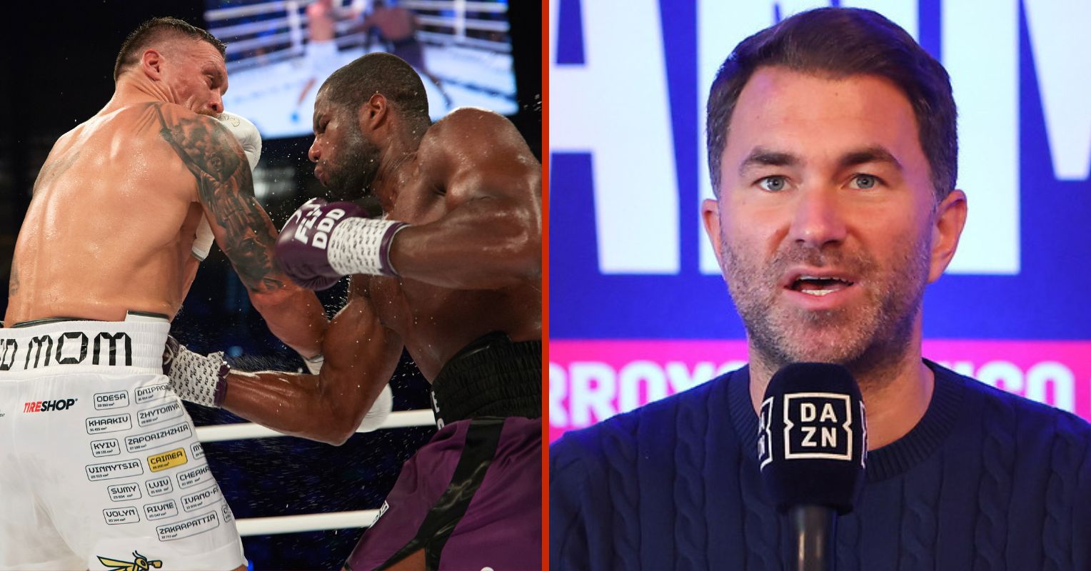 Eddie Hearn Delivers His Clear Verdict On Usyk Dubois Low Blow Controversy