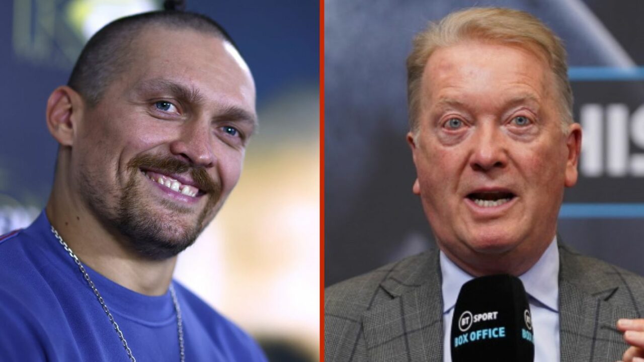 Oleksandr Usyk Reacts To Frank Warren's Prediction That Dubois Will KO Him