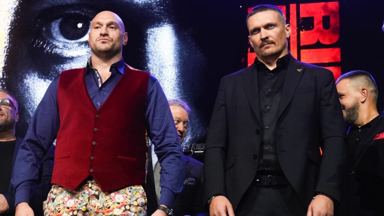 Usyk fury face off