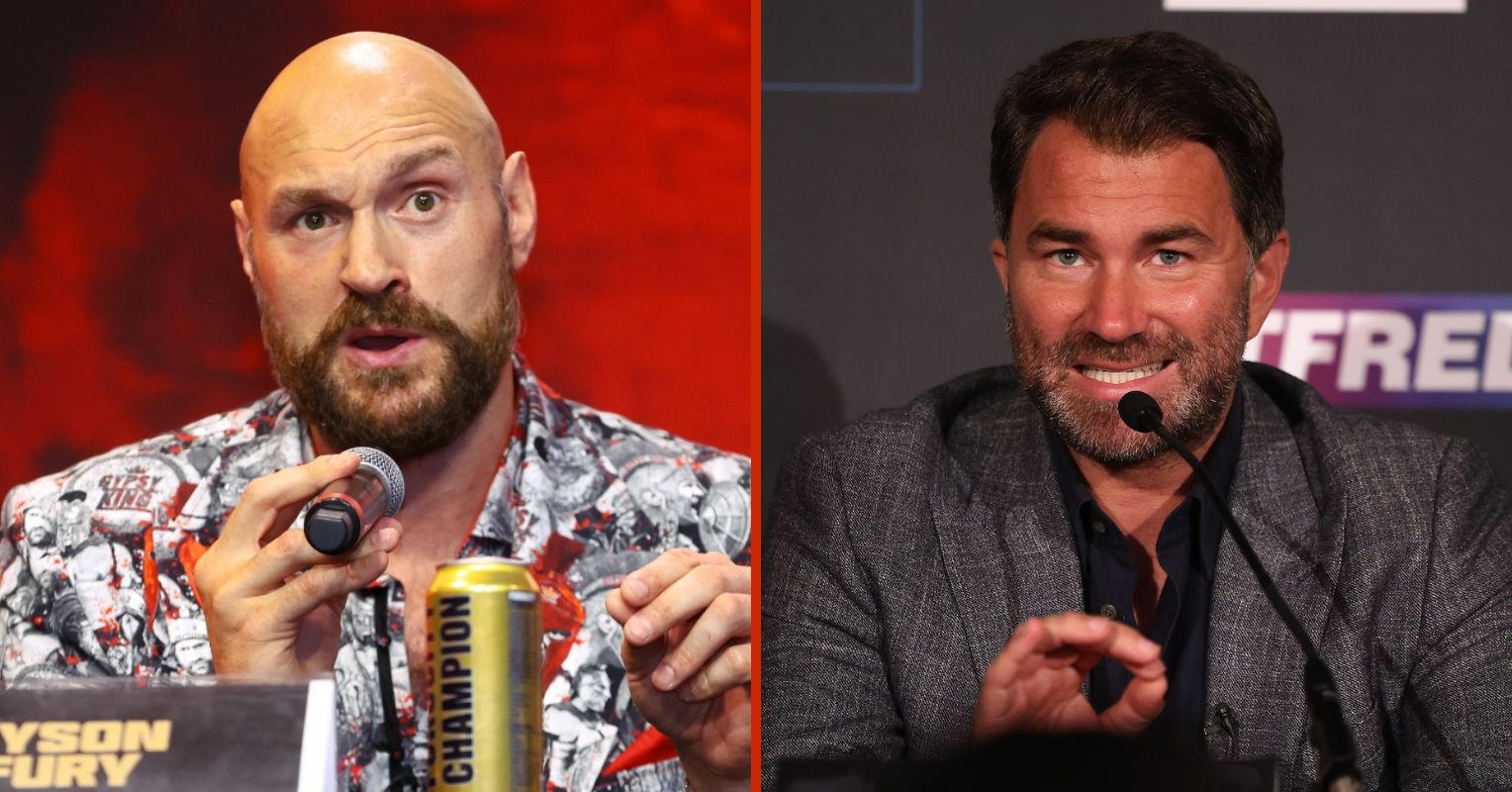 Tyson Fury Fires Back At Eddie Hearn Over Oleksandr Usyk Prediction