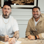 Tom Aspinall and Eddie Hearn